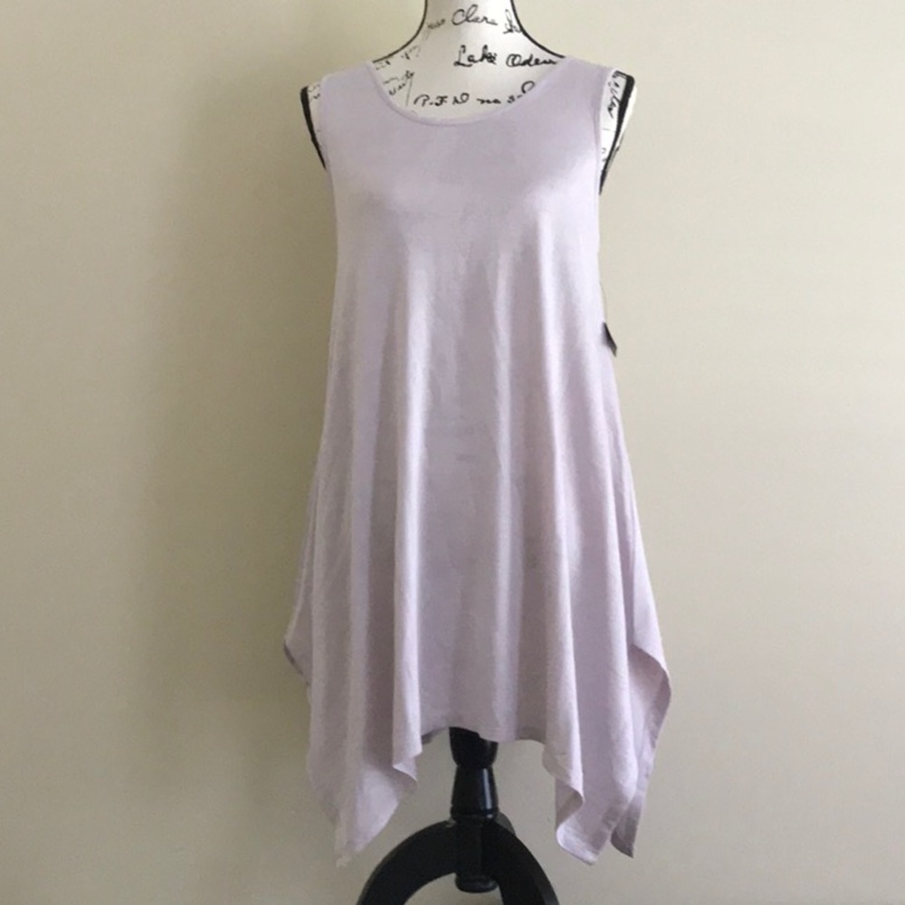 Lavender fluttery tunic